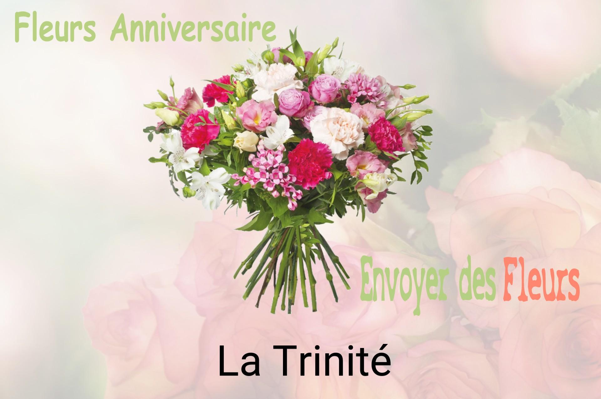 Bouquet de fleurs d’anniversaire livré à La Trinité