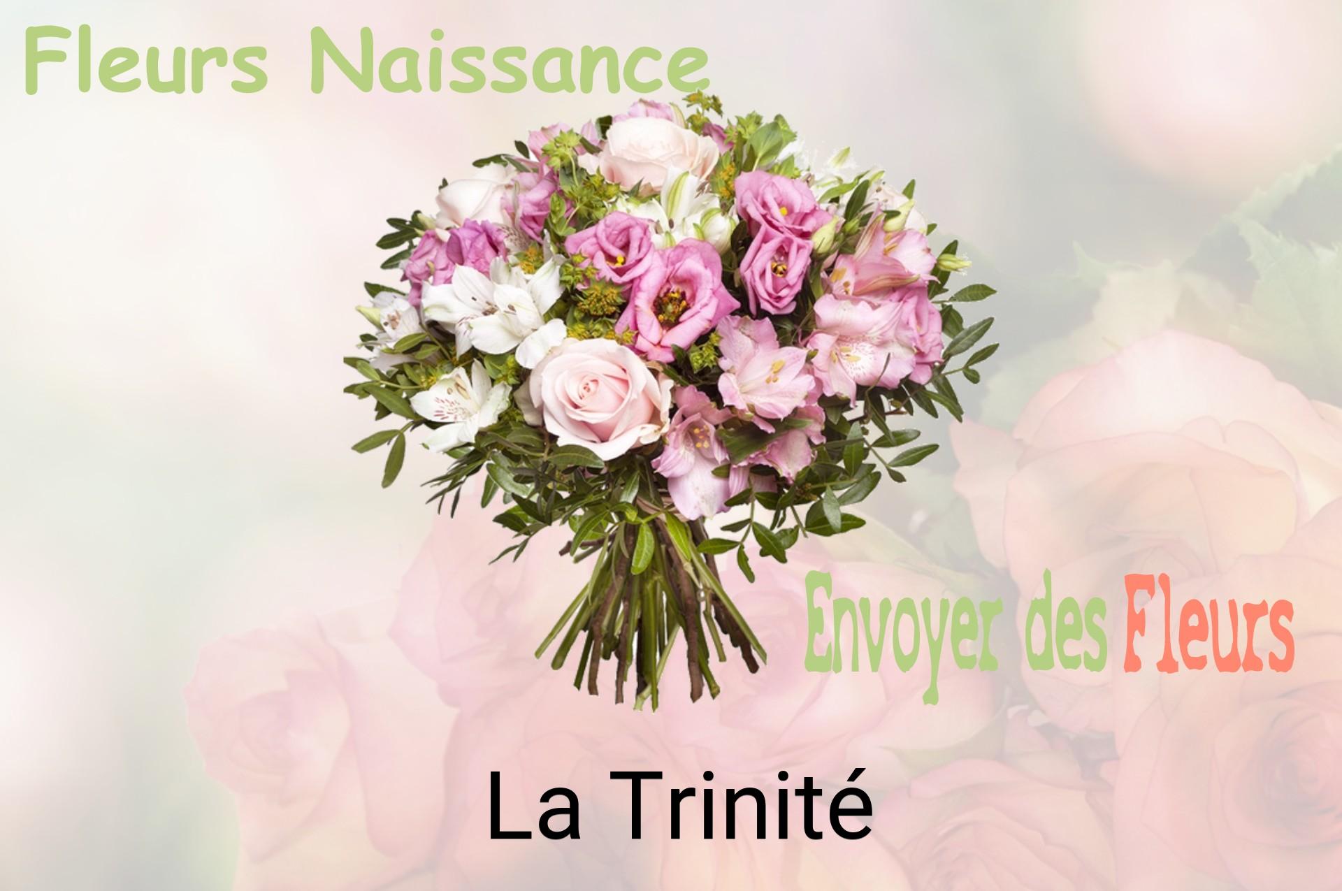 Bouquet de fleurs de naissance livré à La Trinité